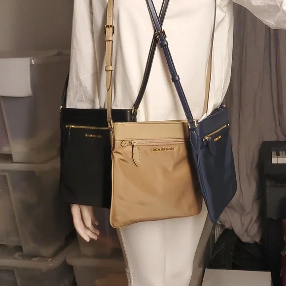 FREE BELT BAG Michael Kors Lg Connie Backpack in Brn/Blk + Wallet in Blk Connie Medium Signature Logo Backpack in BLACK - Sale  main image 4